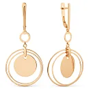 Серьги из красного золота