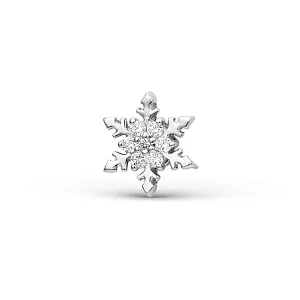 Подвеска из белого золота с фианитами