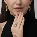 Серьги из красного золота