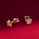 Серьги пусеты из красного золота