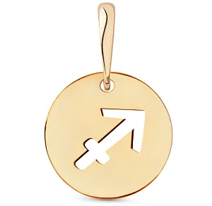 Подвеска из красного золота