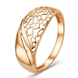 Кольцо из красного золота