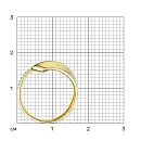 Кольцо из желтого золота с бриллиантами