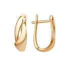 Серьги из красного золота