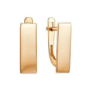 Серьги из красного золота