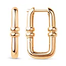 Серьги из красного золота