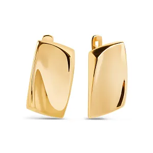 Серьги из красного золота