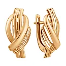 Серьги из красного золота