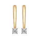 Серьги из красного золота