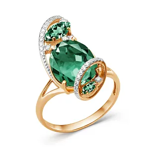 Кольцо из красного золота