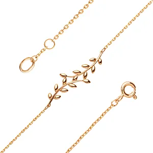 Браслет из красного золота