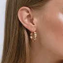 Серьги из красного золота