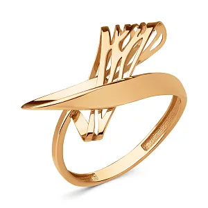 Кольцо из красного золота