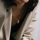 Подвеска из красного золота