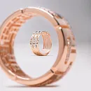 Кольцо из красного золота с фианитами