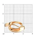 Кольцо из красного золота