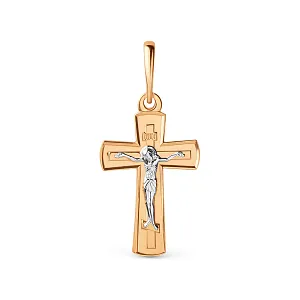 Крест из красного золота