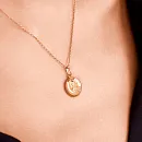 Подвеска из красного золота