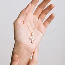 Крест из красного золота