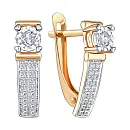 Серьги из красного золота