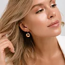 Серьги из красного золота