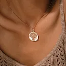 Подвеска из красного золота