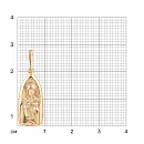 Подвеска из красного золота