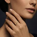 Кольцо из желтого золота с бриллиантами