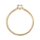 Кольцо из красного золота