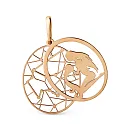 Подвеска из красного золота