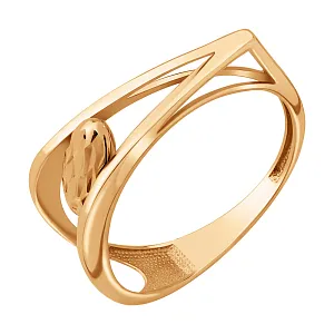 Кольцо из красного золота