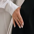 Кольцо из красного золота