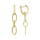 Серьги из желтого золота