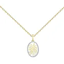 Подвеска из желтого золота с бриллиантами