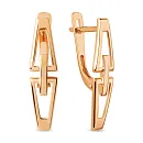 Серьги из красного золота