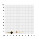 Браслет из красного золота