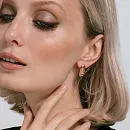 Серьги из красного золота