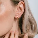 Серьги из красного золота