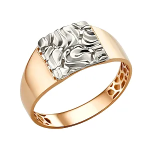 Кольцо из красного золота