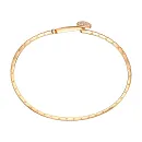 Браслет из красного золота с фианитами