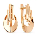 Серьги из красного золота