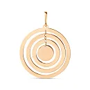 Подвеска из красного золота