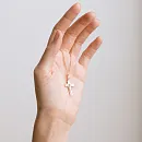 Крест из красного золота