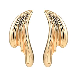 Серьги из красного золота