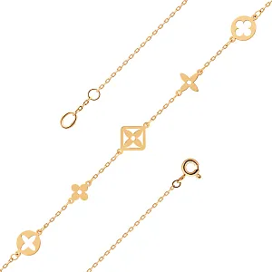 Браслет из красного золота