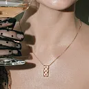 Подвеска из красного золота