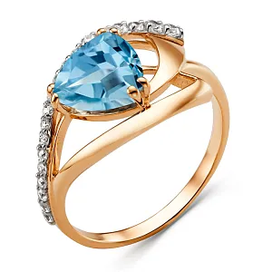 Кольцо из красного золота