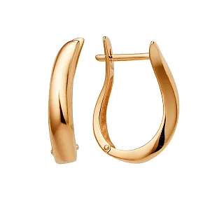 Серьги из красного золота