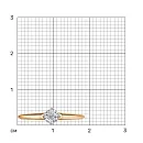 Кольцо из красного золота