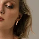 Серьги из красного золота